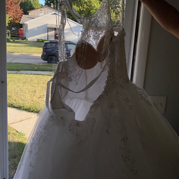 Mori Lee Madeline Gardener Crystal beaded embroidery on princess tulle Ballgown - Picture 6 of 10